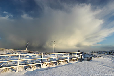 Wind Turbine Snow Storm - Feb 11th 2018